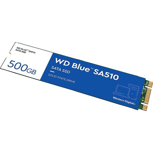 WESTERN DIGITAL interne SSD, blau, 500 GB, Festplatten