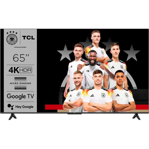 TCL LED-Fernseher, E (A-G), titan, anthrazit, 65, Fernseher