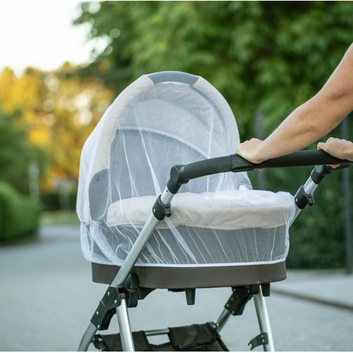 Kinderwagen-Insektenschutz WINDHAGER, weiß, B:130cm H:70cm L:33cm, Polyester, Schädlingsschutznetze, BxH: 130x70 cm