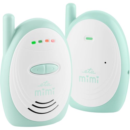 Babyphone ETA "Babyphone ETA Mimi", grün, Babyphones, BabyB:6,0cm H:9,0cm L:3,5cm, Kunststoff, Reichweite von bis zu 300m, LED-Anzeige, B:6,0cm H:9,0cm L:3,5cm