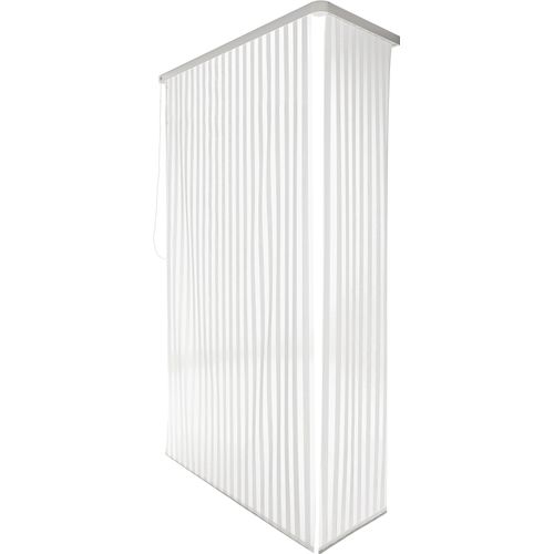 Eck-Duschrollo KLEINE WOLKE "Eck-Duschrollo", weiß, B:134cm H:240cm, Kunststoff, Duschvorhänge, ausziehbar, 134 x 240 cm