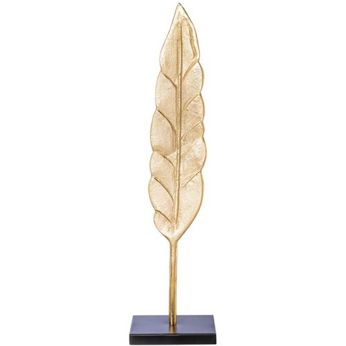 Dekoobjekt CREATIV DECO, gold (goldfarben), B:15,50cm H:61,00cm T:10,50cm, Aluminium, Dekofiguren, im edlen Design