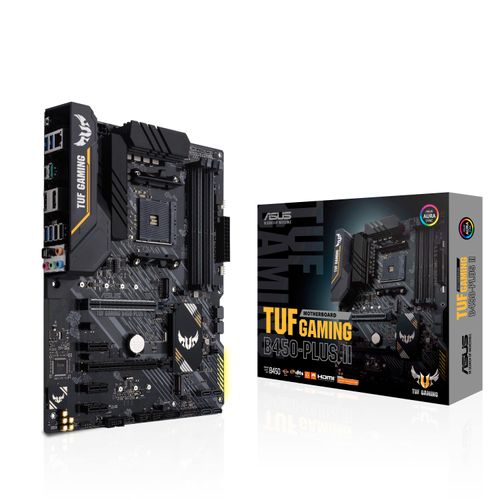 ASUS Mainboard "TUF GAMING B450-PLUS II", schwarz, Mainboards