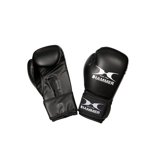 Boxhandschuhe HAMMER "Blitz" Gr. 1, schwarz, Boxhandschuhe, 1 6 oz, Kunstleder