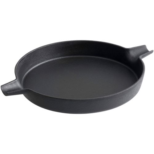 Grillpfanne TEPRO, schwarz, H:3,5cm Ø:31,7cm, Pfannen, Guss-Pfanne-Einleger, ØxH: 31,7 × 3,5 cm