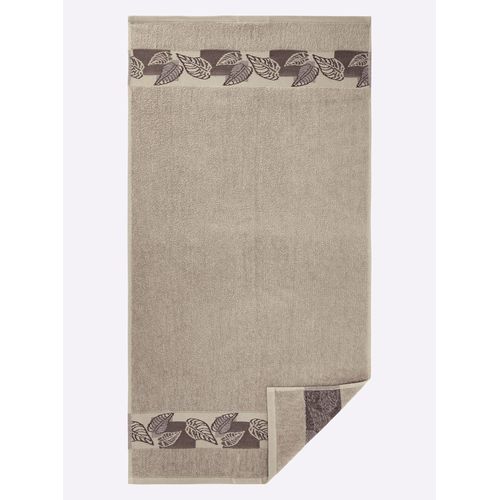 Handtuch WÄSCHEPUR Gr. 2, beige (sesam), B:70cm L:140cm, 100% Baumwolle, Handtücher (Packung)