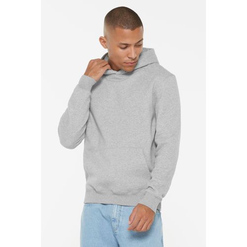 Kapuzensweatshirt HARLEM SOUL, Herren, Gr. XXL, grau, Material: 65% Baumwolle, 35% Polyester, unifarben, casual, lässig geschnitten, Rundhals, Langarm eingesetzt Rippbündchen, Sweatshirts, mit weicher Innenseite