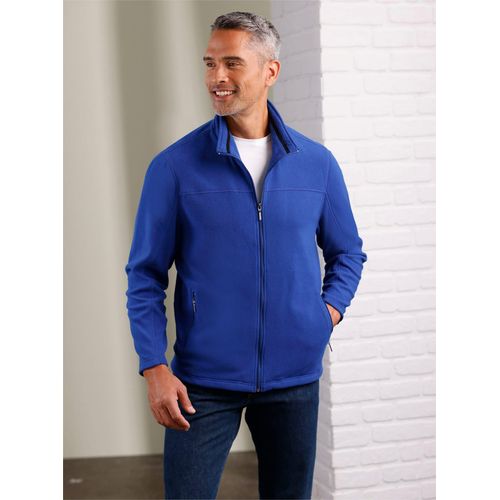 Sweatjacke CLASSIC, Herren, Gr. 52/54, blau (royalblau), 100% Polyester, Sweatjacken