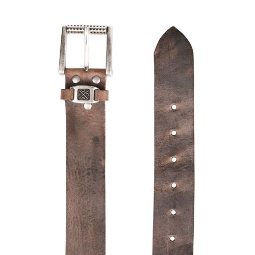 Ledergürtel CAMP DAVID, Damen, Gr. 105, braun, Leder, unifarben, casual, Gürtel, mit allergikerfreundlicher Dornschließe