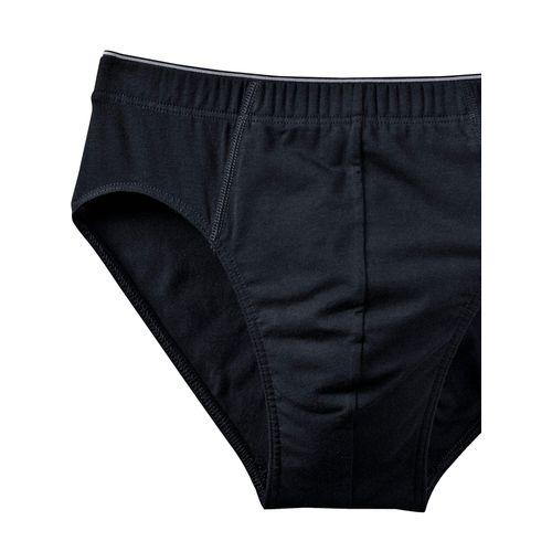 Slip SCHIESSER, Herren, Gr. 8, schwarz, 95% Baumwolle, 5% Elasthan, Unterhosen