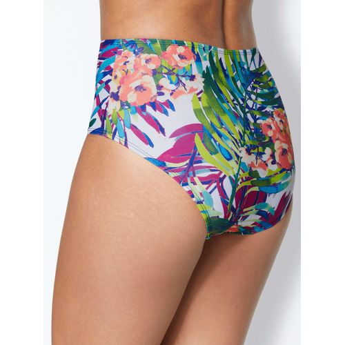Bikini-Hose FEEL GOOD, Damen, Gr. 56, Normalgrößen, bunt (lagune, gemustert), Elasthan, Polyamid, Badehosen