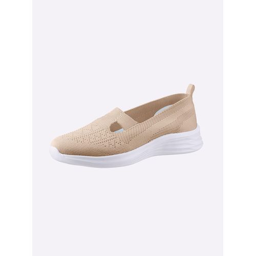 Slipper CASUAL LOOKS, Damen, Gr. 37, beige, Textil, modisch, Schuhe