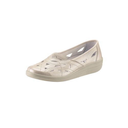 Slipper ACO, Damen, Gr. 39, grau (taupe), Glattleder, klassisch, Schuhe