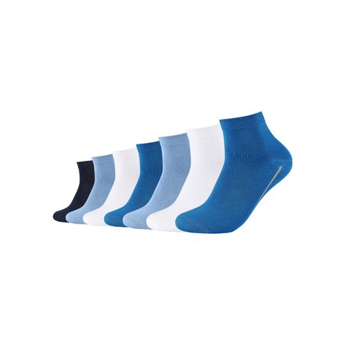 Kurzsocken CAMANO, Damen, Gr. 43 (46), blau (daphne), Baumwollmischung, unifarben, normal, Socken, mit hohem Baumwollanteil