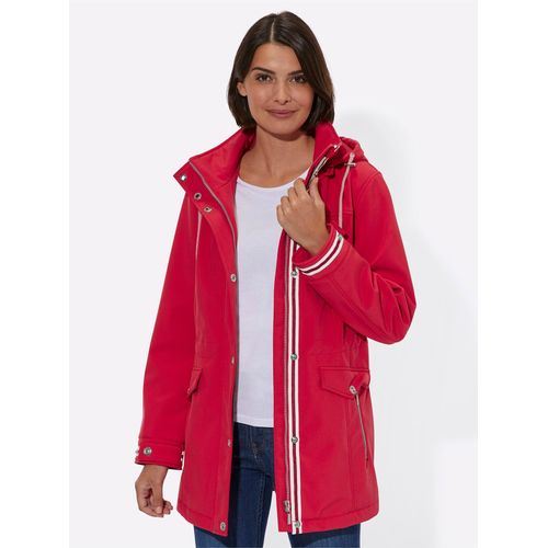 Softshelljacke CASUAL LOOKS, Damen, Gr. 24, lila (erdbeere), 92% Polyester, 8% Elasthan, Langarm, Jacken