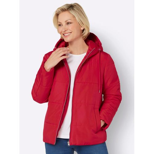 Steppjacke CLASSIC BASICS, Damen, Gr. 52, rot, 100% Polyester, Wattierung:100% Polyester, unifarben, Langarm, Jacken