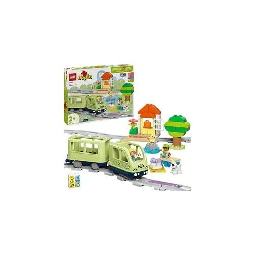 LEGO DUPLO Town 10427 Interaktive Abenteuer-Eisenbahn Bausatz, Mehrfarbig