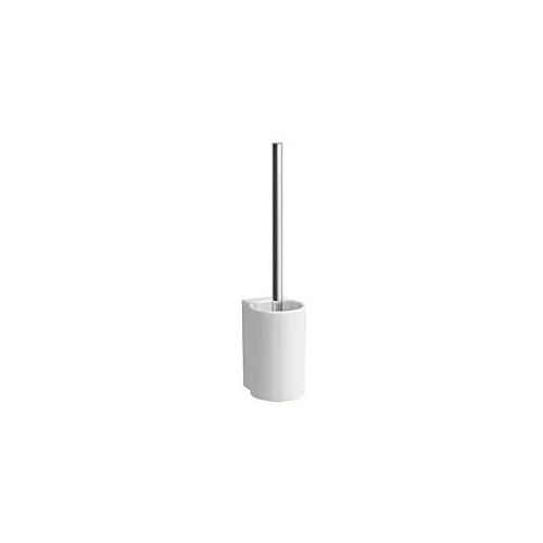 LAUFEN Val WC-Bürstengarnitur H8722827570001 mit Bürste, 15x10x36cm, weiß matt