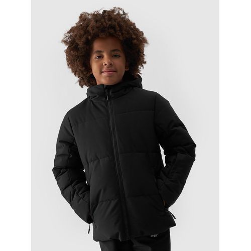 Skijacke 4F, Kinder, Gr. 146, schwarz, Steppware, Obermaterial: 100% Polyester. Futter: 100% Polyester. Wattierung: 100% Polyester, unifarben, sportlich, hoch geschlossener Ausschnitt, Langarm weit,eingesetzt eingefasste Kante, Jacken, Winterjacke