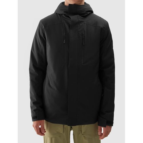 Skijacke 4F, Herren, Gr. S, schwarz, Softshell, Obermaterial: 100% Polyester. Futter: 100% Polyester. Wattierung: 100% Polyester, unifarben, sportlich, hoch geschlossener Ausschnitt, Langarm eingesetzt eingefasste Kante mit Klettverschluss, Jacken, Winterjacke