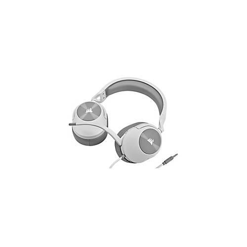 CORSAIR Gaming HS55 STEREO - Headset - ohrumschließend - kabelgebunden - 3,5 mm Stecker - weiß