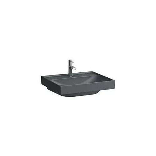 Laufen Meda Aufsatzwaschtisch H8161127581111 55x46cm, ohne Überlauf, 1 Hahnloch pro Becken, graphit matt