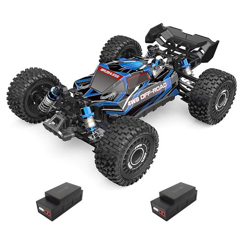 MJX 16207 HYPER GO 1/16 RC-Auto - Bürstenlos, 45 km/h, Blau - Schnelles und leistungsstarkes Fahrzeugmodell!