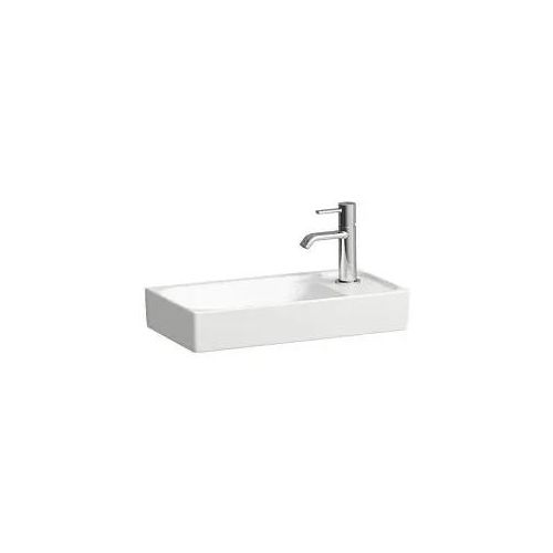 Laufen Meda Handwaschbecken H8151134001141 46x23,5cm, unterbaufähig, ohne Überlauf, ohne Hahnloch, weiß mit LCC