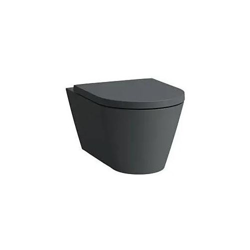 Laufen Kartell Wand-Tiefspül-WC H8213317580001 graphit matt, spülrandlos, mit Silent Flush