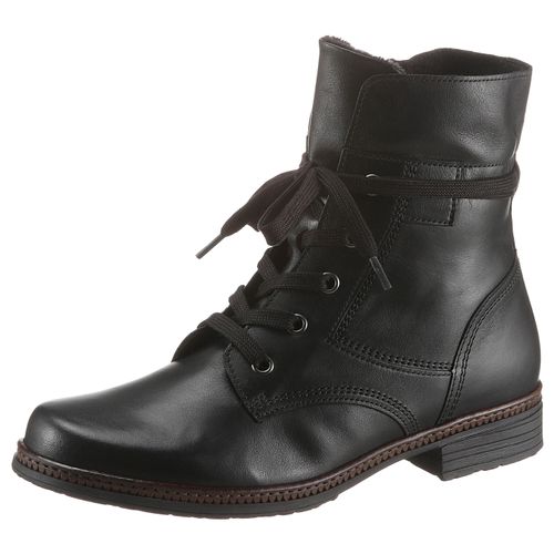 Schnürstiefelette GABOR, Damen, Gr. 36, schwarz, Kalbsleder, klassisch, Schuhe, Blockabsatz, Schnürboots, Businessschuh mit Best Fitting Ausstattung, Topseller