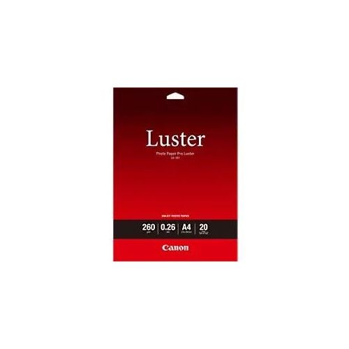 Canon Inkjet Fotopapier Fotopapier Glänzend DIN A4 260 g/m2 Weiß 20 Blatt