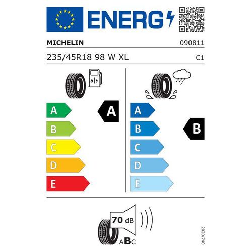 MICHELIN 235/45R18 98W - Primacy 4 Sommerreifen 090811