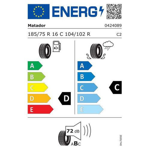 MATADOR 185/75R16 104/102R - MPS 330 Maxilla 2 Sommerreifen 04240890000