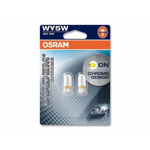 OSRAM DIADEM® Chrome WY5W Doppelblister Glühlampe, Rückfahrleuchte,Glühlampe, Positions-/Begrenzungsleuchte,Glühlampe, Bremsleuchte,Glühlampe, Blinkle