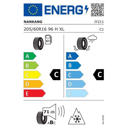 Nankang - Reifen 205/60R16 96H Winter Activa SV-3 Winterreifen JY211