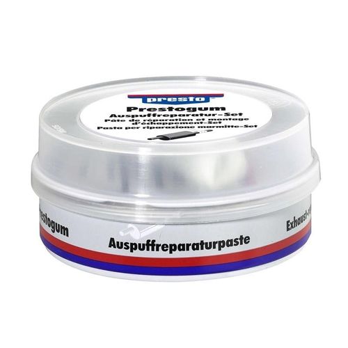 PRESTO Auspuff-Reparaturpaste mit GF-Bandage (200 g) Dichtstoff, Abgasanlage 603109