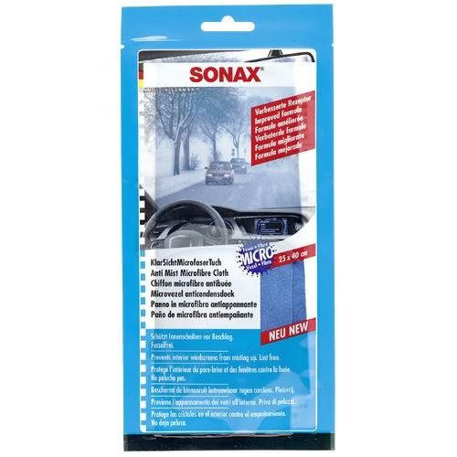 SONAX KlarSicht Microfasertuch Anti-Beschlag-Tuch 1x 04212000