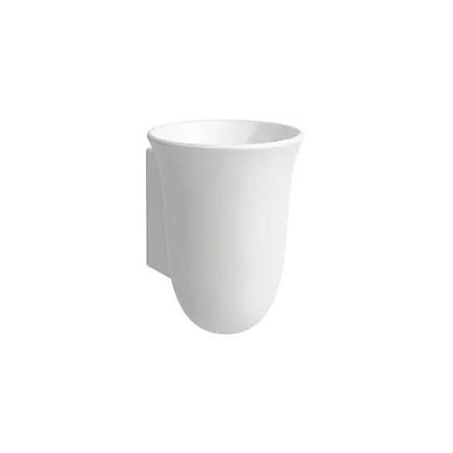 LAUFEN The new classic Zahnbürstenhalter H8738547570001 9,5x10,5x12,5cm, weiß matt