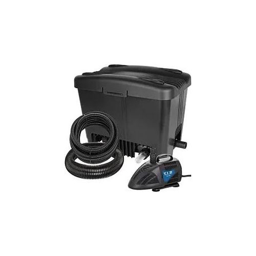 T.I.P. Teichfilter-Set - Für 10.000 l Teich, UV-C 11 W, Wet-and-Dry, 35 l Filterbehälter, WDF 10000 UV 11, 30495