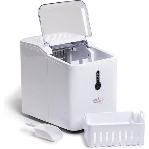 Melchioni CUBIK Eingebauter/freistehender Eiswürfelbereiter 12 kg/24h 120 W Weiß