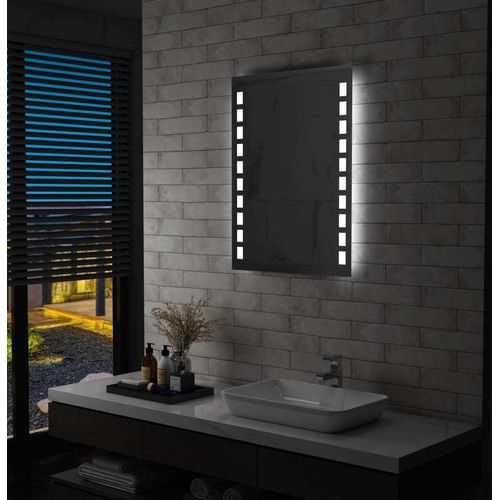 Badezimmer-Wandspiegel mit LEDs 60x80 cm