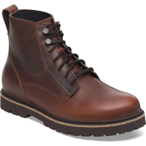 Birkenstock Highwood Lace Mid Leder Damen Stiefel Schokolade
