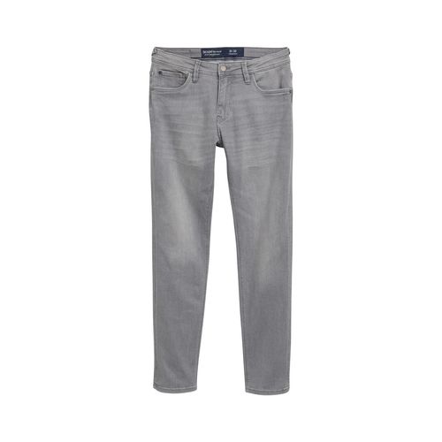 TOM TAILOR DENIM Herren TTPIERS SLIM Jeans, grau, Uni, Gr. 34/34