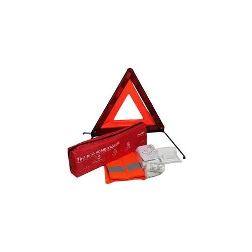HPAUTO KFZ-Kombitasche 3-tlg.Rot Verbandkasten VPE 10x 10047
