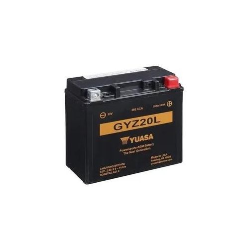 YUASA GYZ20L 12V 20Ah 250A Starterbatterie 21Ah