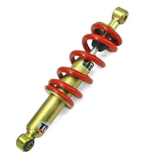 Federbein TNT Stoßdämpfer 295mm, rot / silber für Peugeot XP6 Supermoto Enduro 50 ccm