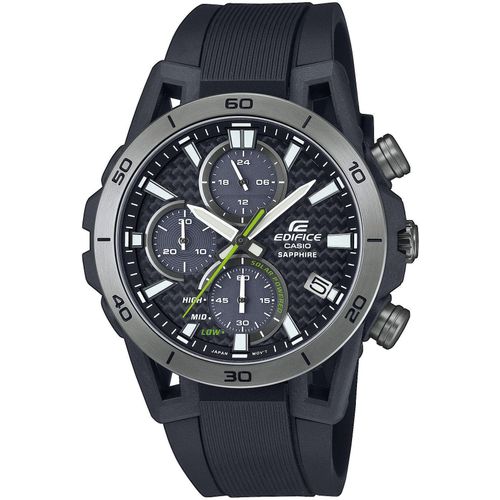 Chronograph CASIO EDIFICE, schwarz, Armbanduhren, Herren, Armbanduhr, Solar, Herrenuhr, analog, Tag, Stoppfunktion