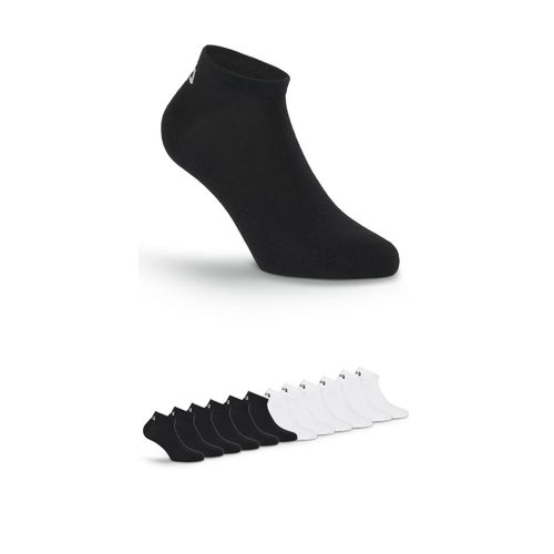 Kurzsocken FILA, Damen, Gr. 43-46, schwarz-weiß (schwarz, weiß), Baumwollmischung, elastisch, Socken