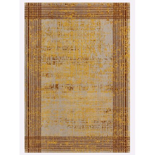 Teppich HEINE HOME Gr. 1, gelb (senfgelb), B:60cm H:5mm L:90cm, Kunstfaser, Polyester, Teppiche