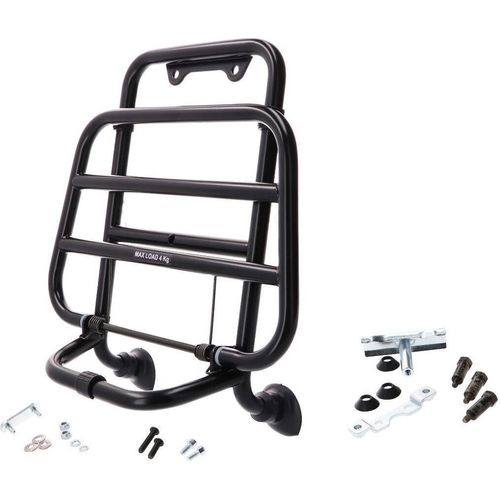 Gepäckträger OEM vorn, klappbar schwarz für Vespa GT, GTV, GTS